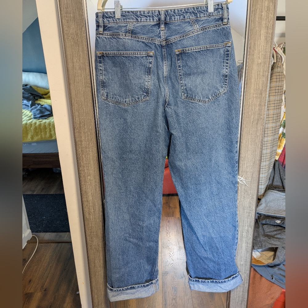 We The Free Denim High Rise Baggy Straight 31 - Picture 2 of 11